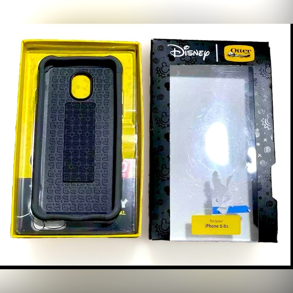 Otterbox Symmetry Series- Black - Disney - iPhone 6/6s- like new - Open Box